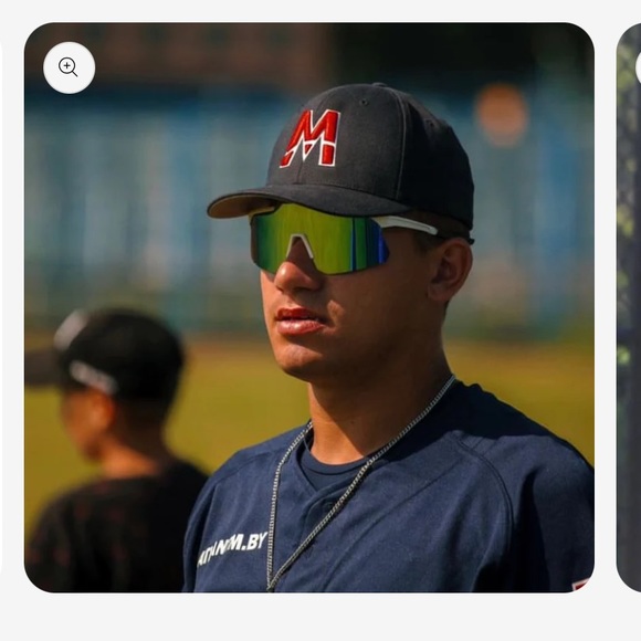 Sendy Shades Big Frame Sunglasses (White/Blue) NEW Never Worn - Picture 3 of 3